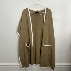 Lane Bryant Women’s‎ Open Front Poncho In Color Tannin Size 14/20